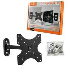 Suporte Articulado De Parede Retratil TV 17 a 42 Polegadas Anti Ferrugem Flexivel até 30 kg LEY1520B