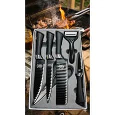 Kit faca premium para churrasco 6 peças PERSONALIZADO Escolha o seu.