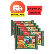 kit caixa com Nissin Lamen Miojo Turma Da Mônica Tomate Suave 30 Pacotes