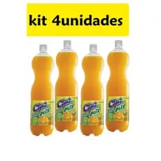 Kit 4 Garrafas Suco Cini Mix Frutas Cítricas 1,5L – Refrescante, Pronto para Beber