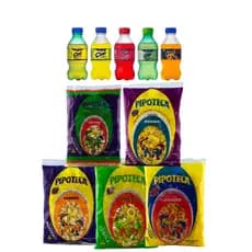 kit lanchinho salgadinho pipoteca manteiga fardo 5x110g  +Refrigerante Cini mix 5 un 200 Gasosa Cini