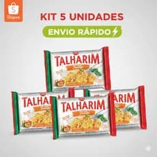 kit Nissin Lamen Miojo macarrão Instantâneo Talharim sabor frango 99g 5 Unidades
