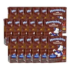 Caixa 27 Achocolatado Pronto Mocoquinha Bebida Lactea 200ml