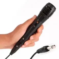 Microfone para Karaokê com Cabo 3 Metros ENVIO IMEDIATO