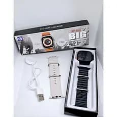 Relógio Smartwatch Ultra T900 Big Tela 2.09 Digital Caixa Alumínio Pulseira Preta mas Pulseira Extra