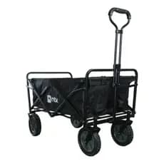 Carrinho de Carga Dobrável Multiuso 80Kg carrinho para camping e praia preto
