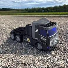 Caminhão Baú de Controle Remoto com LUZ Tractor Cargo Truck Brinquedo