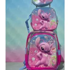 Mochila Escolar Infantil com Design 3D Moderno