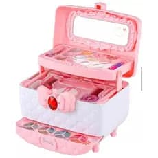 Caixa de Maquiagem Infantil Meninas Conjunto De Acessórios De Beleza.