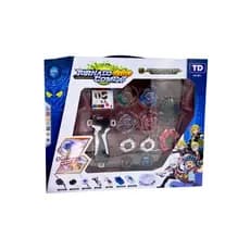 Maleta Beyblade Metal Burst + 2 Lançadores + Arena td
