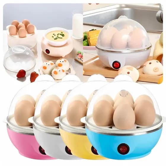 Máquina De Cozinhar Ovo Elétrico A Vapor Egg Cooker Panela Elétrica Cozedora de Ovos