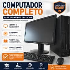 COMPUTADOR COMPLETO RÁPIDO BOM ESTADO