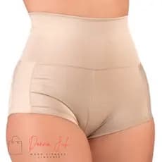Short Modelador Feminino Compressão Modelador Suplex P M G GG Preto Nude