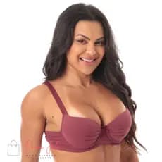 Kit 2 Sutiãs com Bojo Sustentação Reforçado Feminino – Sutiã Confortável M G GG Cores Variadas