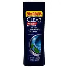 Shampoo Clear Men Anticaspa Ice Cool Menthol Com 200ml