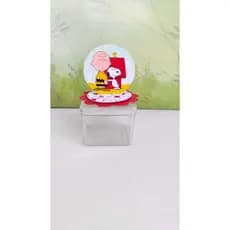 Aplique 3D TAG Lembrancinha Aniversário Festa Infantil para Caixa Acrílica Snoopy