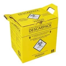 Caixa Coletor de Material Perfuro Cortante - Descarpack 7 Litros