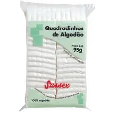 Kit 2 Algodão quadrado 95GR