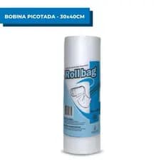 Bobina Picotada Saco Plástico 30x40 C/ 500