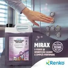 Desinfetante Lavanda  Alta Diluição 1:200 Renko Mirax 5L