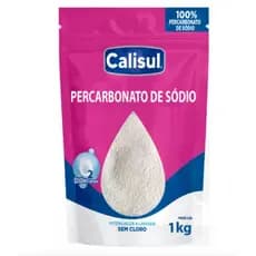 PERCARBONATO DE SODIO CALISUL 1KG 100% Puro - Clareador de roupas Brancas e Coloridas