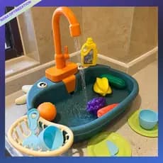 Água De Circulação Automática Para Simulação De Brinquedos Infantis , Máquina De Lavar Louça Meninos E Meninas , Pia De Legumes Famílias , De Cozinha