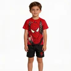 Conjunto Infantil menino homem aranha