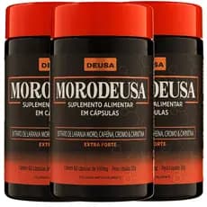 Kit LARANJA M Premium Ação 3 em 1 - 60 Cápsulas - Morodeusa Deusa Suplementos