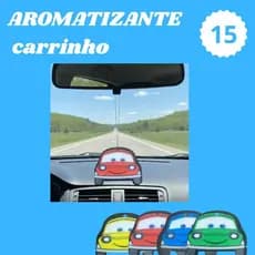 KIT 15 Aromatizantes Cheirinhos De Emoji Para Carro