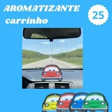 KIT 25 Aromatizantes Cheirinhos De Emoji Para Carro