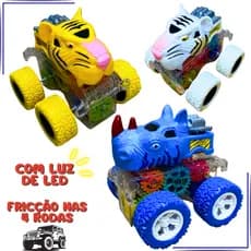Carrinho Fricção Rotating Stunt carro 4x4 Giro 360º Miniatura com luz de led carrinho monster