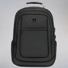Mochila Unissex Notebook com Entrada para USB/ Fone de Ouvido Impermeável + Alça Reforçada