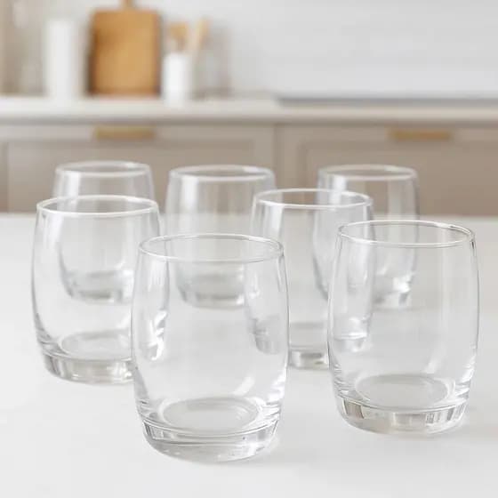 Jogo 6 Copos Baixo Vidro Liso Transparente 360ml Home & Co