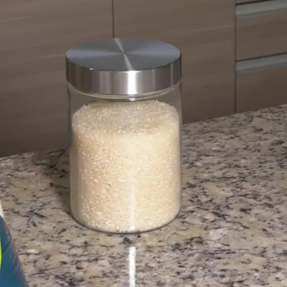 Pote de Vidro com Tampa 1,2 litros Home&Co para Mantimentos