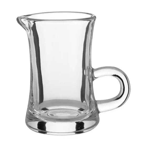 Molheira de Vidro Transparente com Alça 100ml Mini Jarra