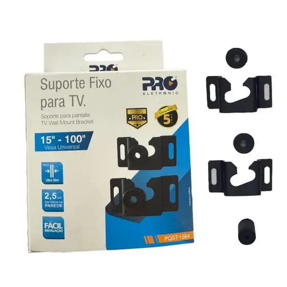Suporte Fixo para TV LCD e LED de 15 a 100 Polegadas