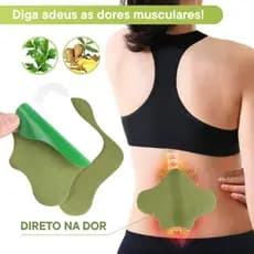 Adesivo Térmico Ervas Naturais Para Bem-Estar Lombar Costas Ombro Joelho Pescoço