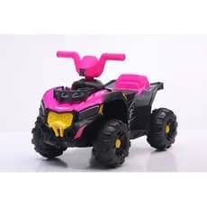 Quadriciclo Eletrico Infantil Rosa Veiculo Passeio Seguro Diversao Crianças Motor Potente