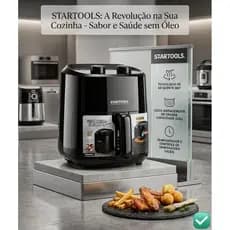 Fritadeira Eletrica Air Fryer 34 Litros Potente 1200w 220v Sem Oleos Saudavel Rapida Pratica Cesta Antiaderente