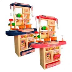 Cozinha Fogão Infantil De Brinquedo Completa Sai Água Comida Forno Brincar Petipetá