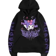 [Item de Venda Quente] Novo Moletom Gótico Kuromi Unissex