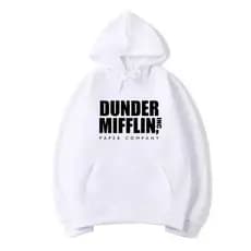 Moletom Canguru Capuz The Office Dunder Mufflin INC Paper Hoodie Dwight Schrute  Pullover Envio Rápido