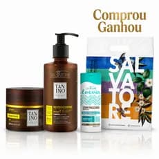 Kit Tanino Therapy Restructuring Salvatore Shampoo 300ml + Máscara 250ml Força e Resistencia
