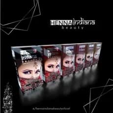 Henna Indiana Beauty Sobrancelhas Designer Cor Preto Castanho Natural Medio Claro Escuro Loiro 1,1g