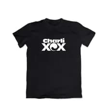 Camiseta Masculina Charli Xcx Logo Camisa unissex Algodão Show Banda Fã Blusa