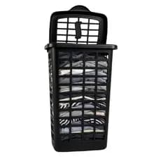 Cesto de Roupas Telado 28L Black – Elegância e Praticidade para sua Lavanderia!