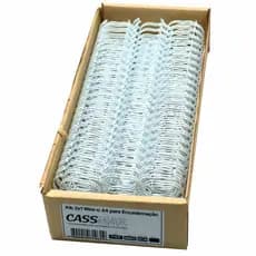 Wire-o Para Encadernação 2x1 A4 Branco 1 1/4 270 Fls 12un