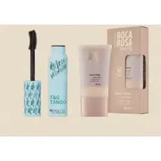 Kit 2 produtos Base Boca rosa e rímel +BRINDE