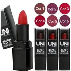 Batom Matte Uni Makeup+Brinde
