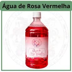 Kit 1 Unidade de Água de Rosa Vermelha Exclusivo 1 Litro